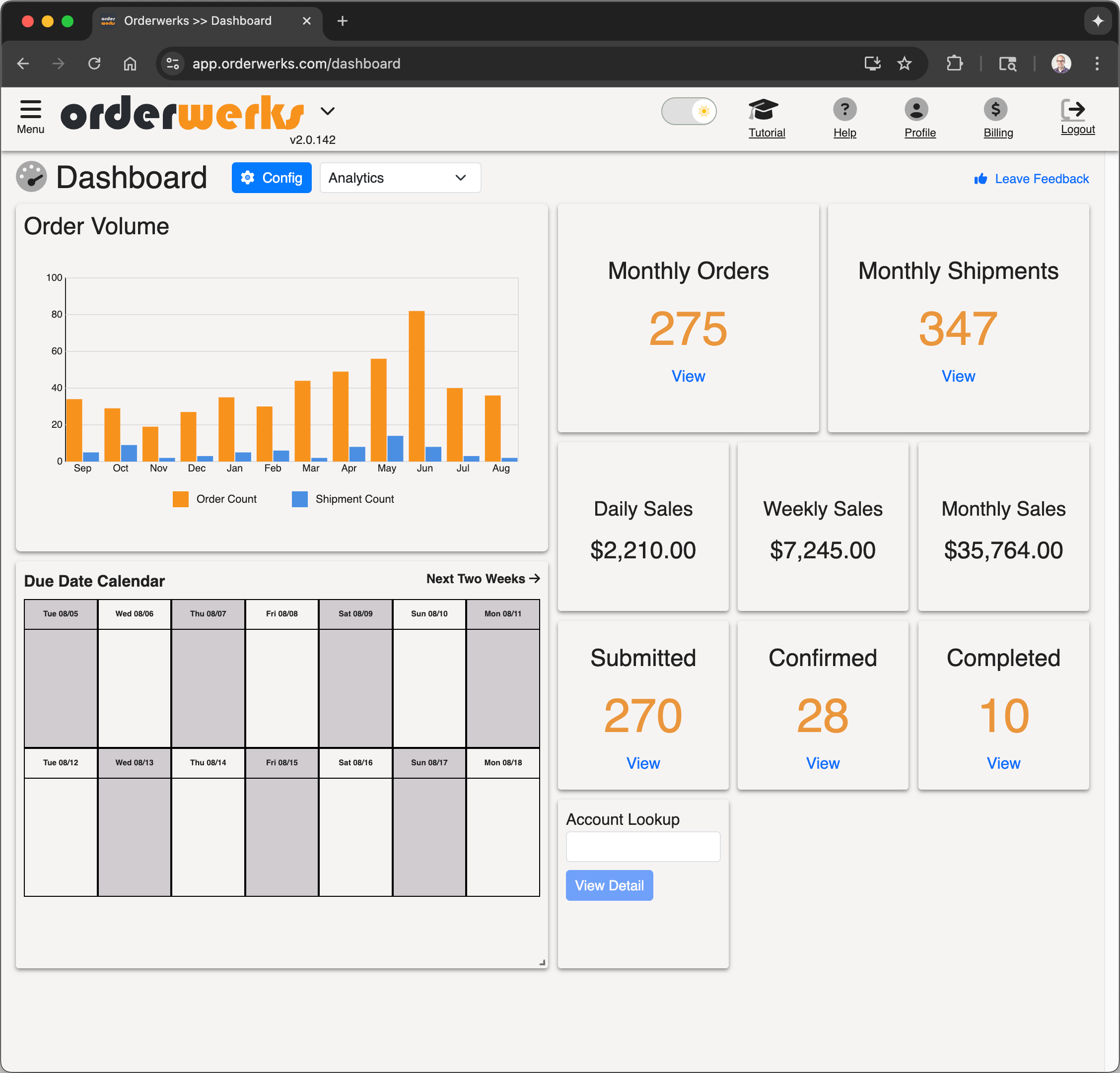 Analytics Dashboard
